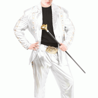 Zilveren carnaval kleding kinderen